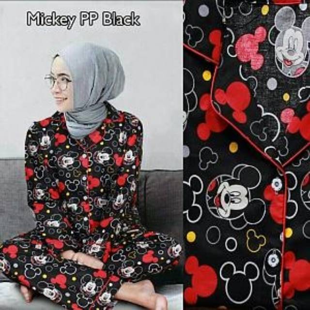 Pajamas Mickey Black PP