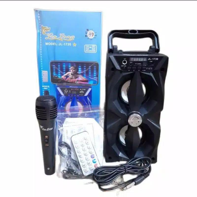 CO√ SPEAKER JINGLONG MODEL JL_1730 PORTABLE