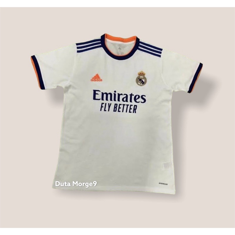 Jersey Baju Bola Madrid Home 2021/22 Jersey Bola Madrid Home GO Hight Quality