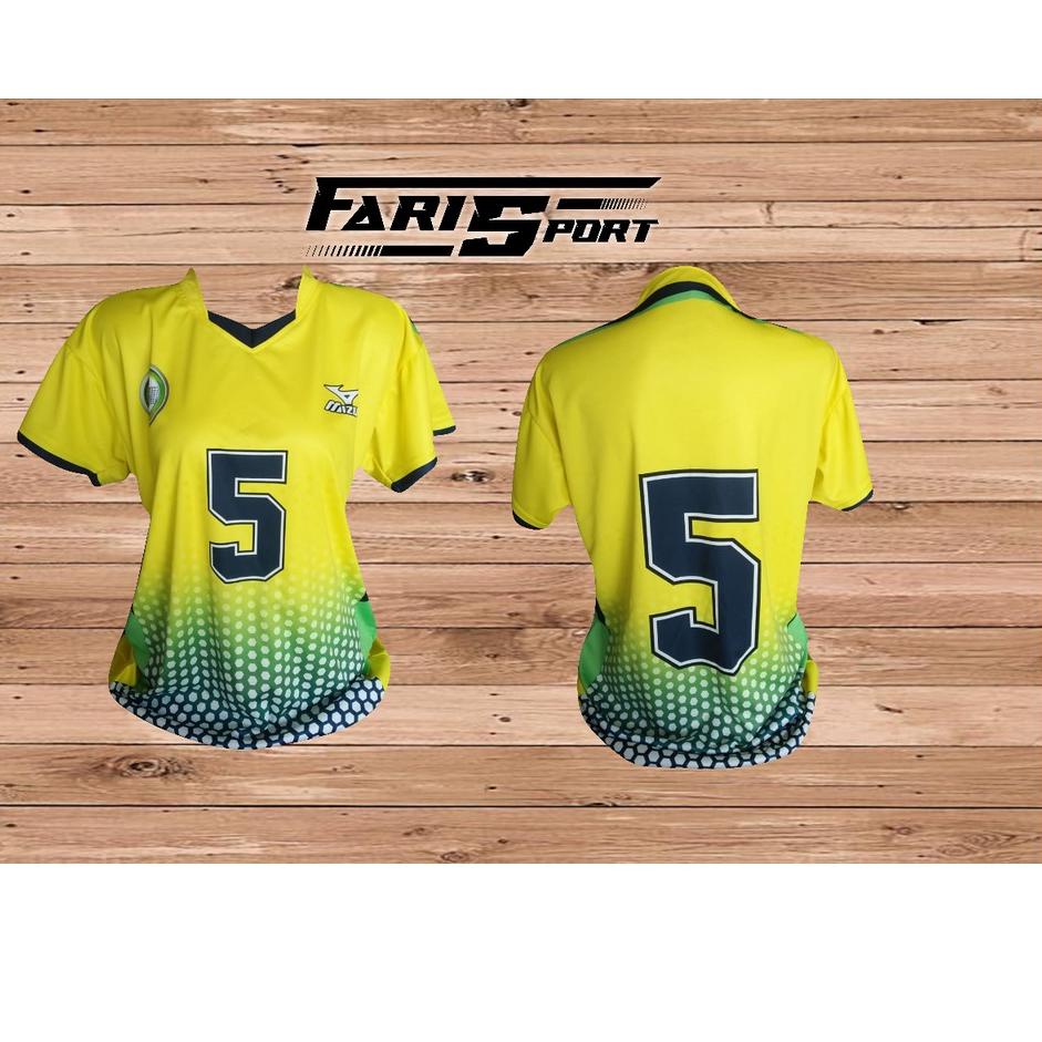 Langsung Beliii.. KAOS VOLLY INDIS CEWE JERSEY FULL PRINTING