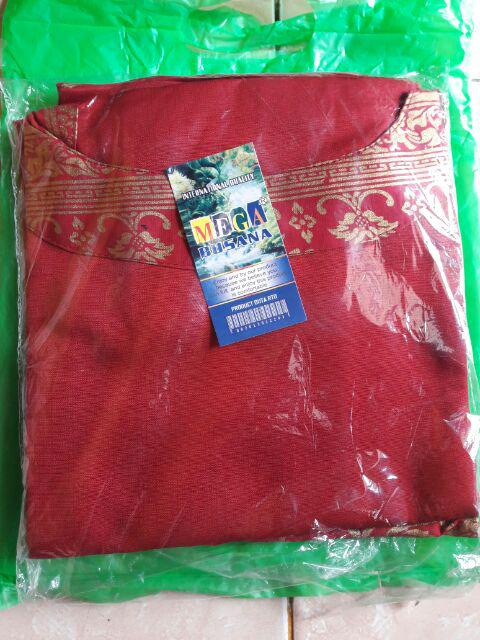 Batik Hazana Batwing Maura Couple - Sania Ruffle Batik Couple Garansi Termurah Shopee