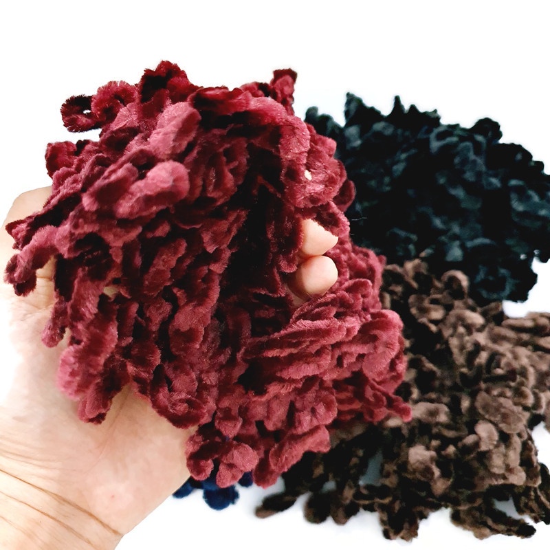 SEDANG Ikat Rambut Ubur Ubur Mini/Kunciran Cendol Konde/Cepolan Hijab Scrunchie