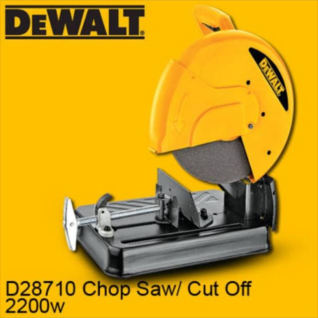 Mesin potong besi plat MESIN CHOP SAW DEWALT D28710