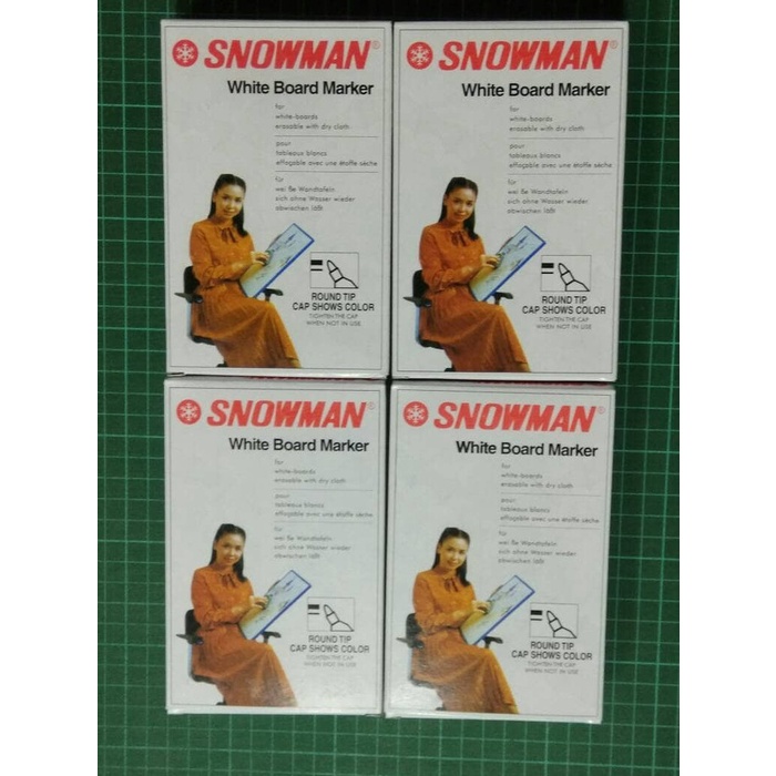 

TULIS-ALAT- SPIDOL SNOWMAN WHITE BOARD -ALAT-TULIS.