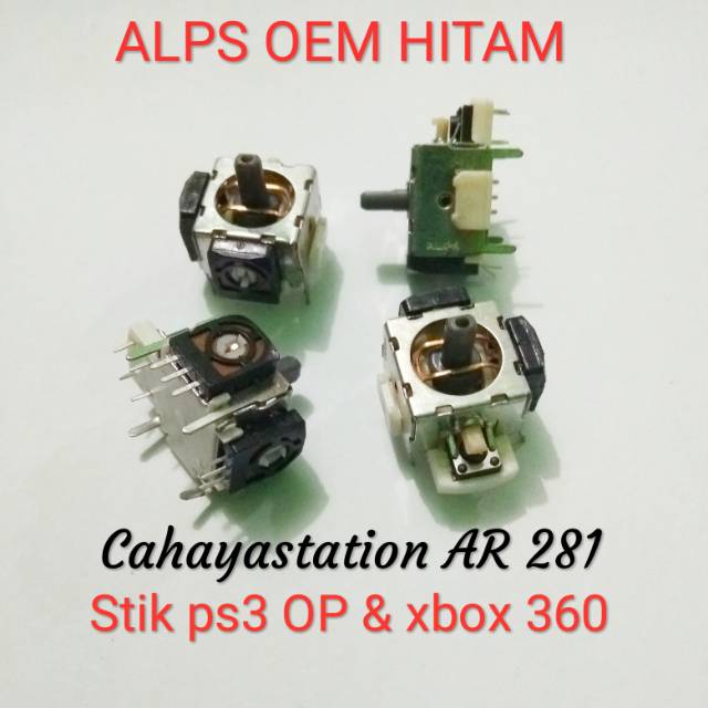 Analog ALPS OEM HITAM stik ps3 OP & xbox 360