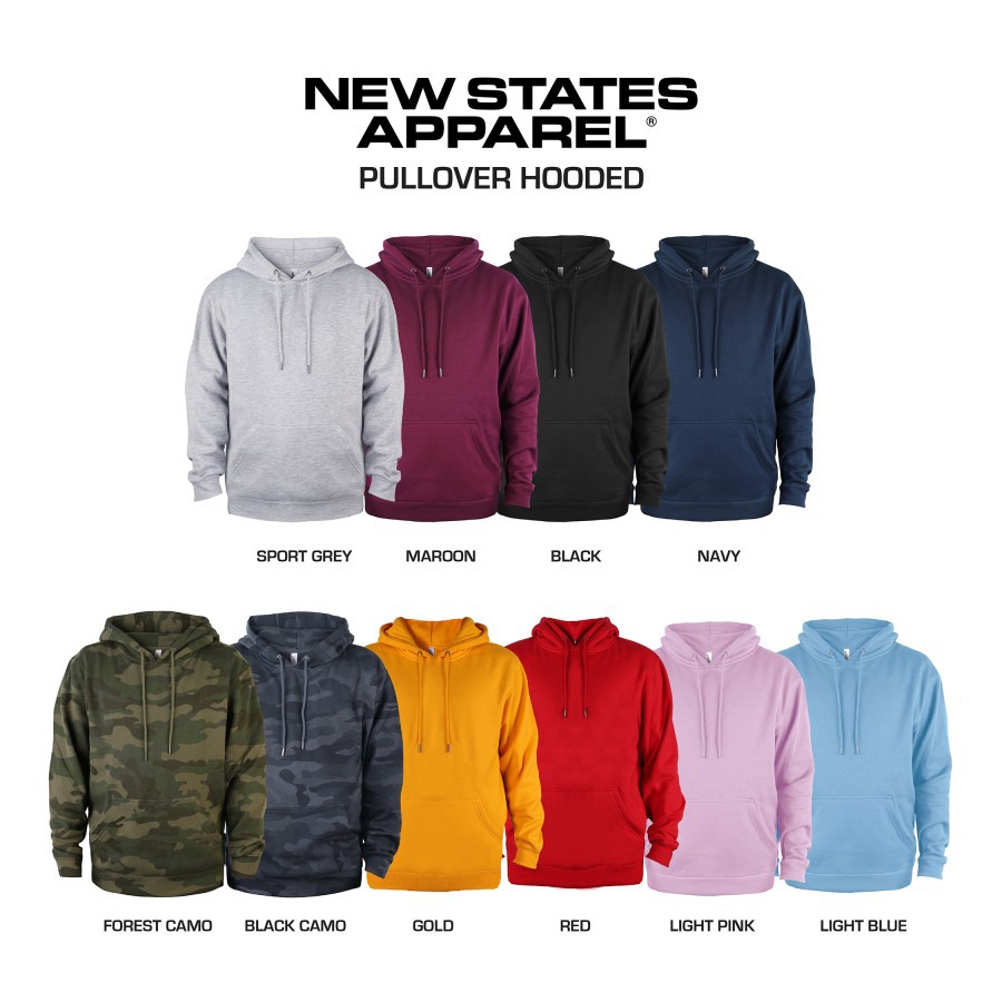 Jaket Polos Hoodie New States Apparel 9500 PART 1