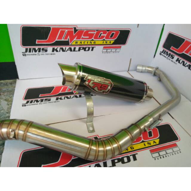 Knalpot recing R9 Mugello black new Fullset Vixion FU150 sonic mx r15 xabre CBR150 newCB bison dll