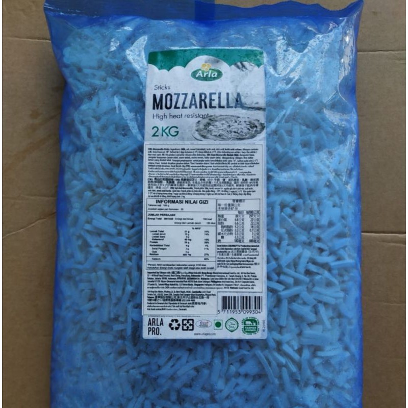 

Mozarella Stick Arla 250gram