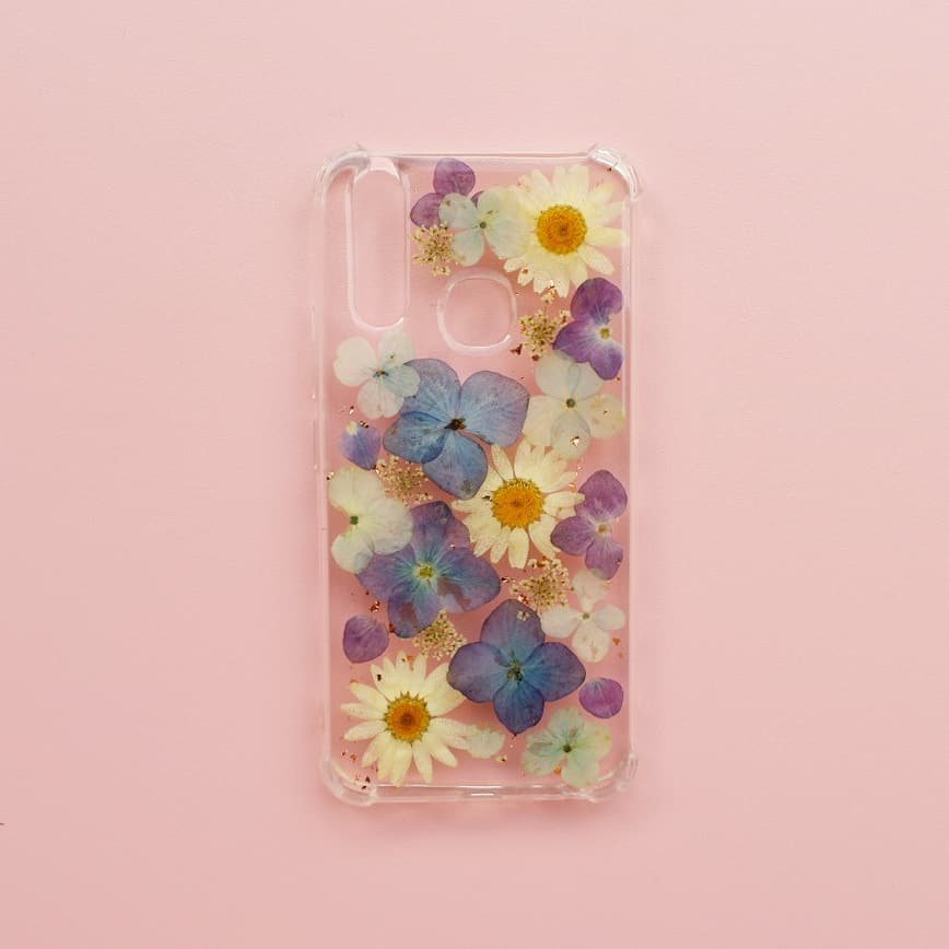Anticrack Case HP Akrilik [Pressed Flower Case by aestheticlooks.co]