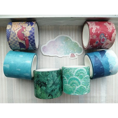 

[Sample: 20 cm] Washi Tape Selotip hiasan Journal Scrapbook Gift Wrapping Planner Diy Craft kalender