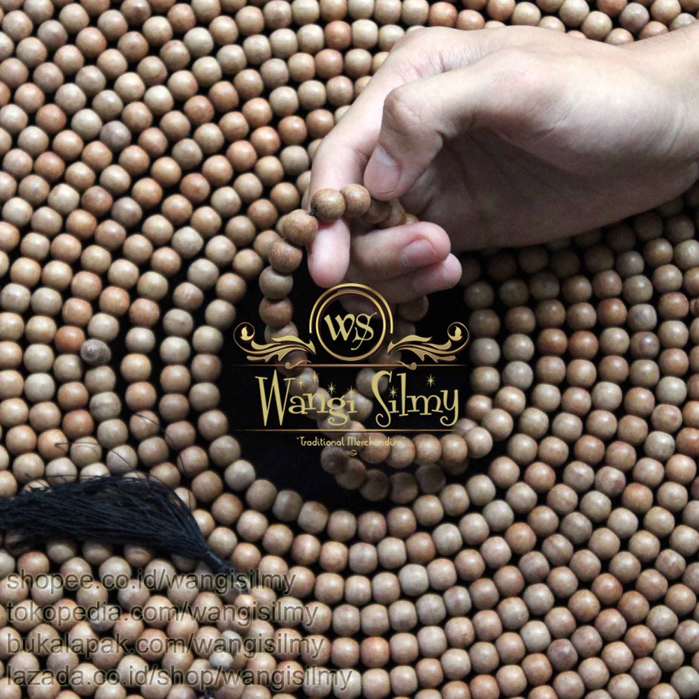 Tasbih Kayu Nagasari 1000 Butir 8mm Asli Cirebon Tasbeh Nagasari 1000 - Tasbih 1000 Butir Nagasari