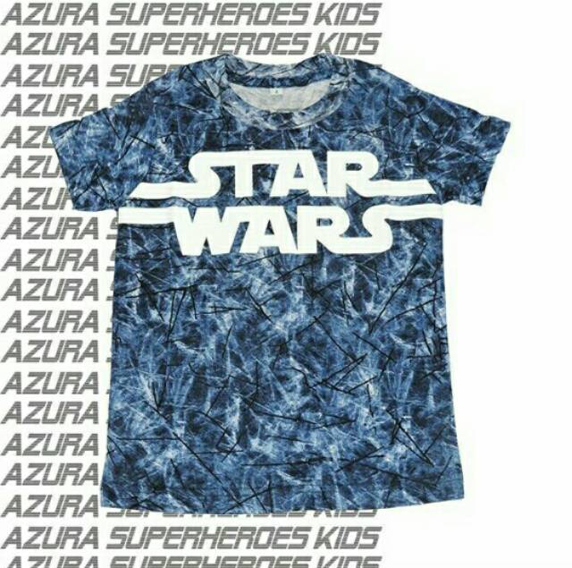 Kaos Azura Anak Superhero Star Wars