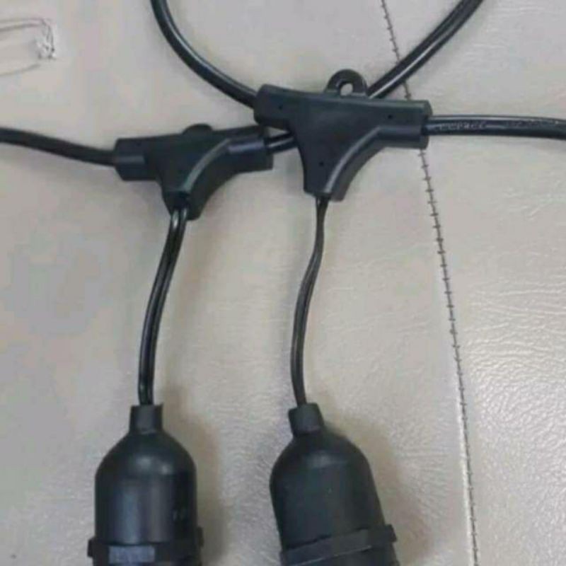 Fiting gantung cafe 5 meter 5m 5 fiting kabel lampu gantung cafe kabel 5m