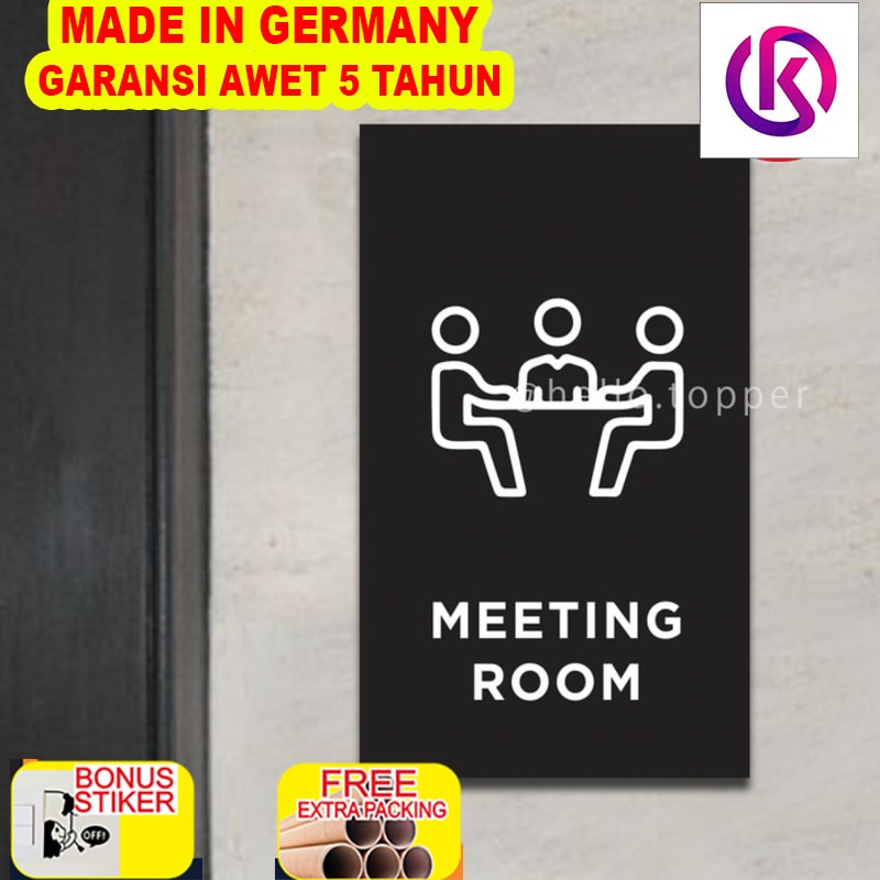

Promo Sign Meeting Room Acrylic Modern 15x25 | Sign Board Acrylic