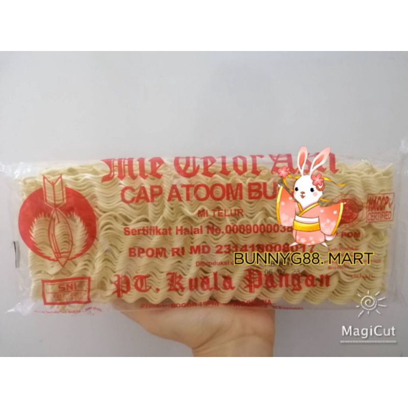 

MIE TELOR CAP ATOOM BULAN 200G/MIE ATOM BULAN/MI KERING