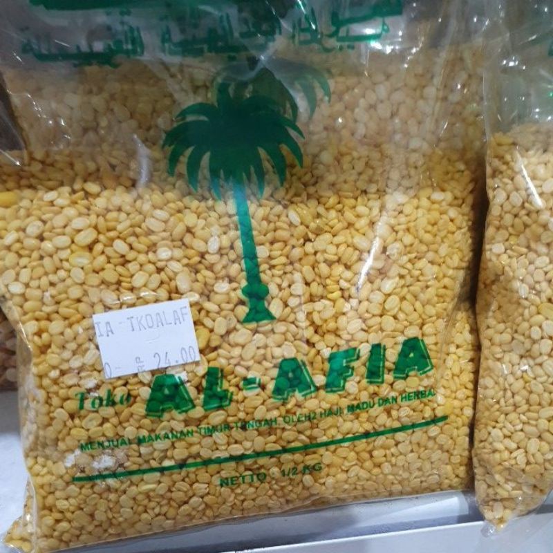 

Kacang Lentil Kuning Pecah Kecil 500gram