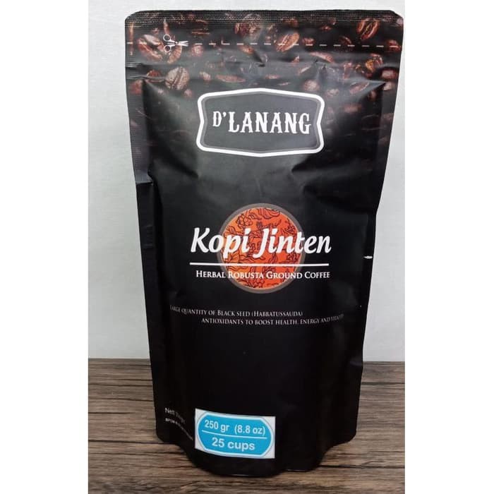 

¤906’ D'Lanang Kopi Jinten Herbal Robusta Ground Coffee 250 gr ~