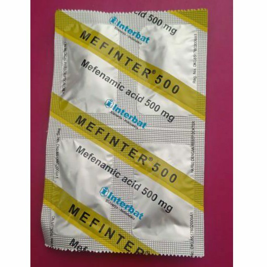 Mefinter 500mg 4 Tablet