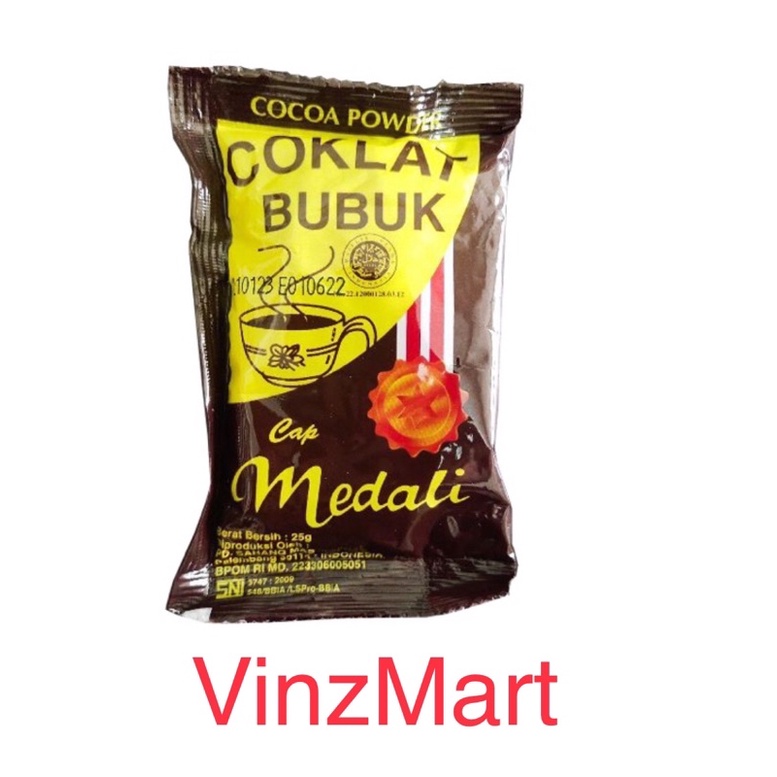 

Coklat bubuk Medali sachet 25gr