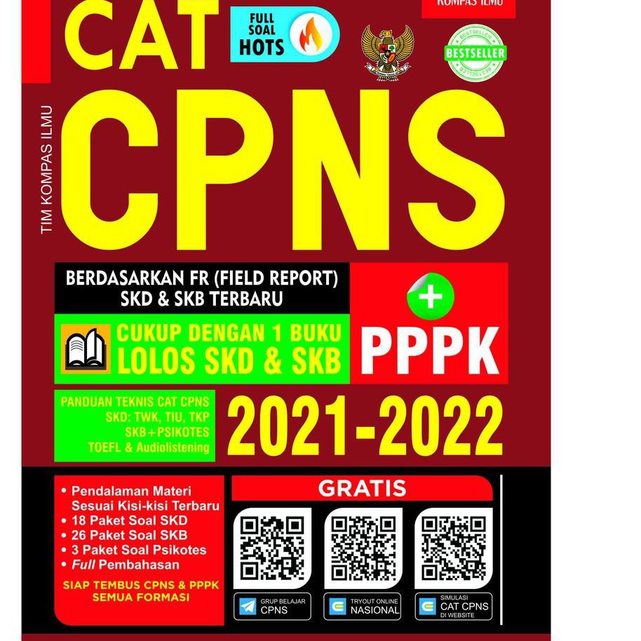 Terbaik Buku TES CPNS + PPPK 2021-2022 SKB SKD (COVER DAN EDISI TERBARU) . .. . ..