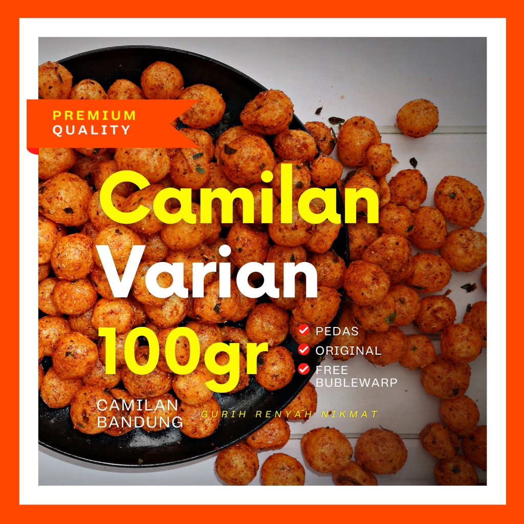 

[100GR] ANEKA CEMILAN PREMIUM CAMILAN BANDUNG