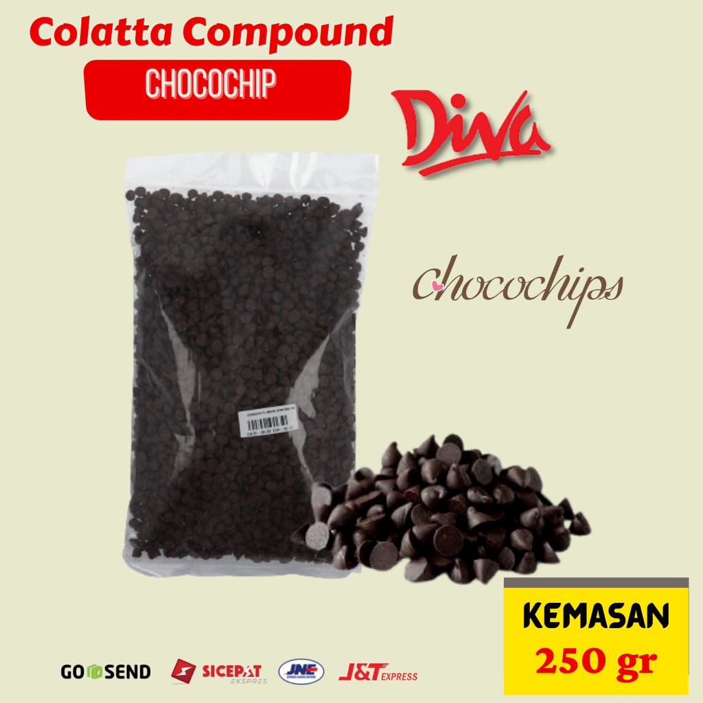 

Colatta Chocochip 500gr / Colatta Choco Chip Compound / Chip Kerucut