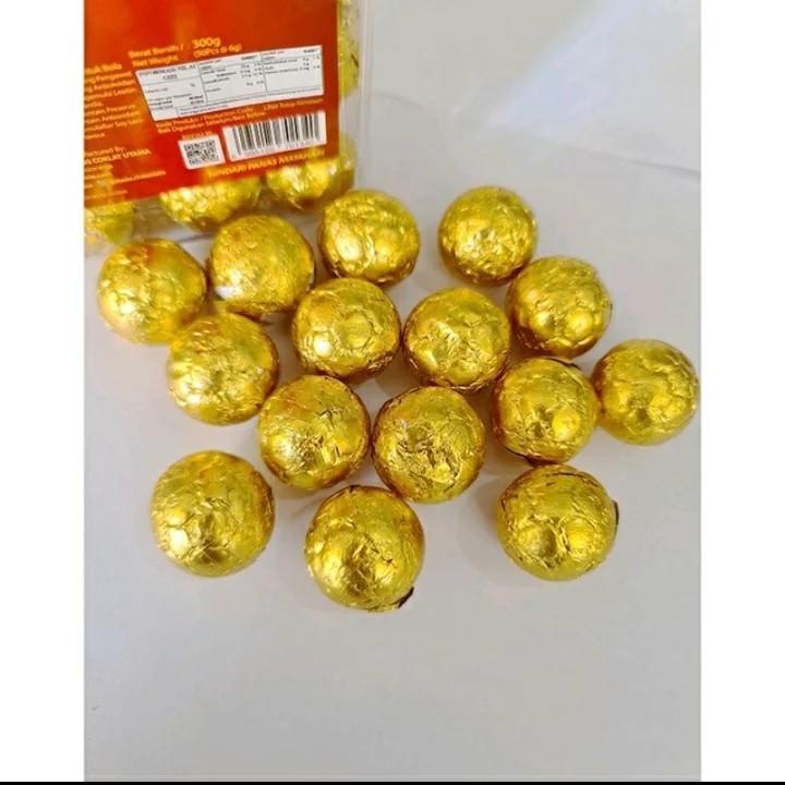 1 Karton 6 Toples Cokelat Tobelo Golden Balls ~ Parcel Lebaran