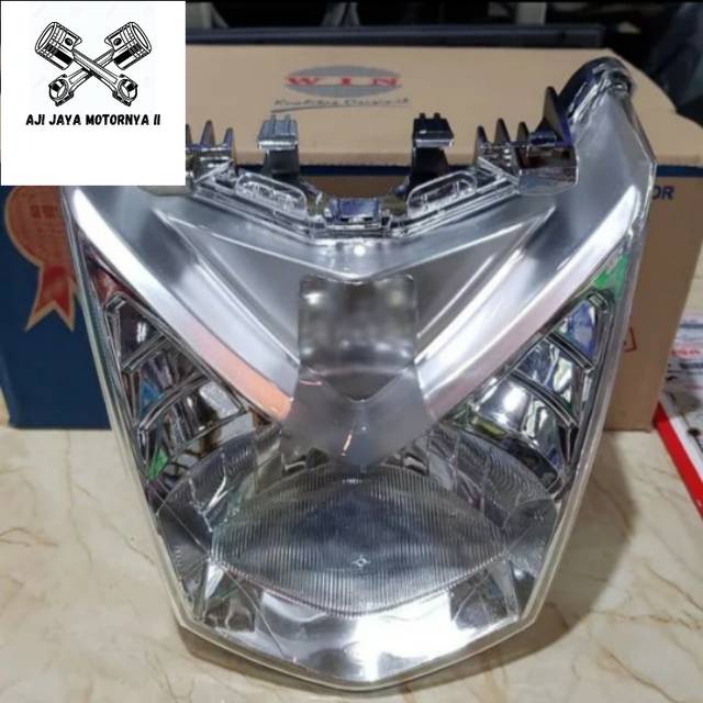 Merk win. Reflektor lampu depan Honda beat fi 2013 2015
