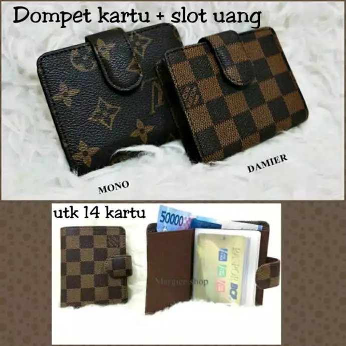 SALE dOMPET  WANITA IMPORT ADA TEMPAT KARTU 14 SLOT 