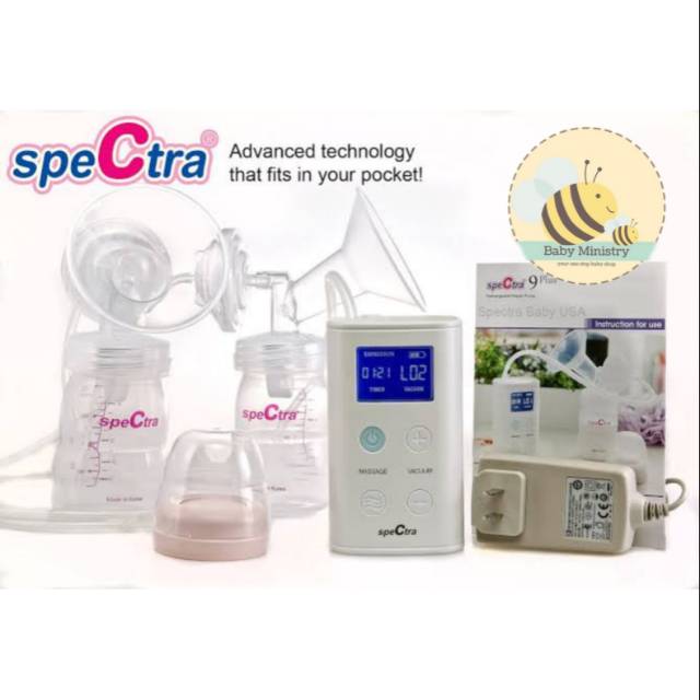 Spectra 9+ Dual Pump - NEW MOTOR (HOSPITAL GRADE) Garansi resmi 2 Tahun FREE tubing spectra