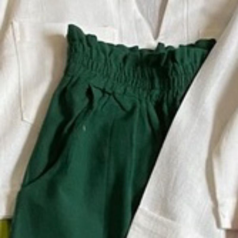 2239 ndudshop Naomi set-Hijau daun set