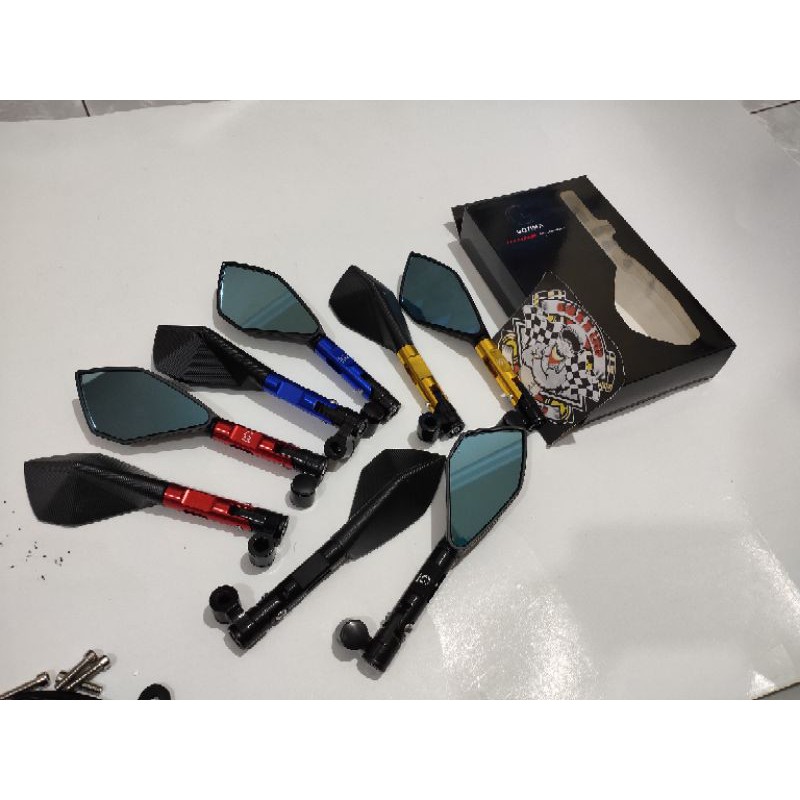 Sepion atau spion model Tomok V2 full Cnc kaca biru sepasang universal motor, spion tomok v2, Sepion Tomok V2, spion variasi, spion motor, spion tomok Nmax, spion tomok Aerox, spion tomok CB150R, spion tomok Vario 125-150, spion beat, spion mio-2