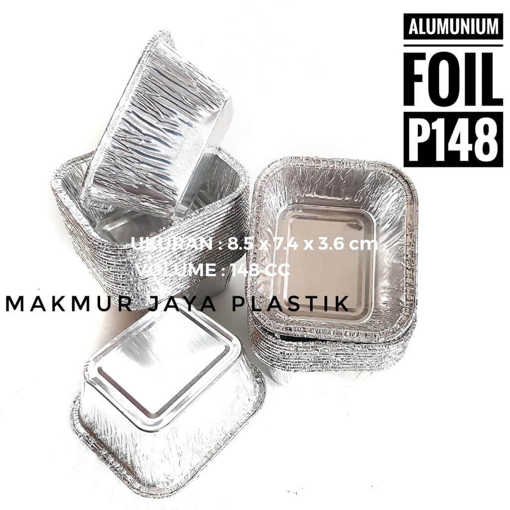 [ Af - P148 ] Kemasan Makanan Alumunium Foil P 148