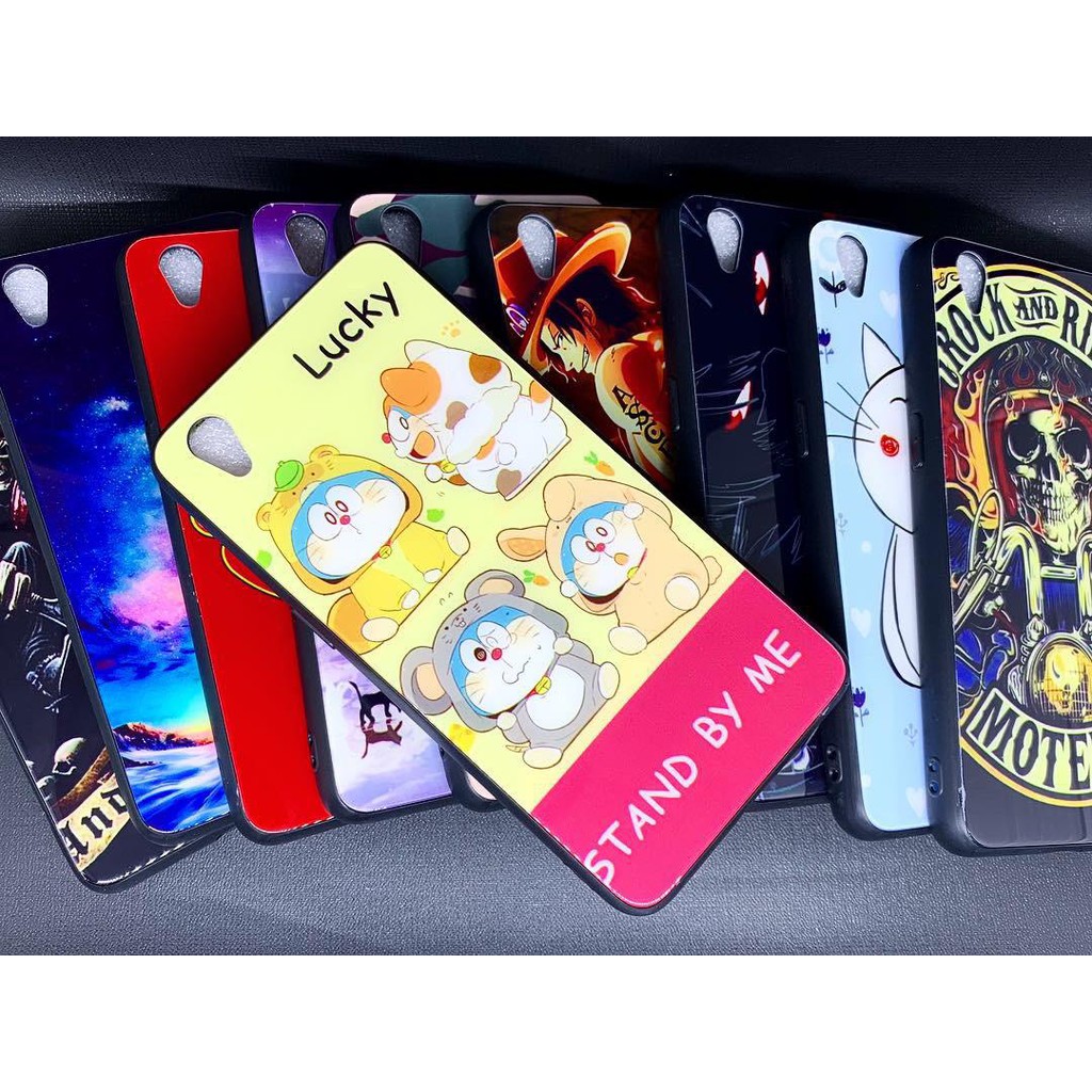 Hardcase Kaca Fuze Glass Samsung A6+, J6, J4, J4+, M10, Vivo V9, Oppo A33/Neo 7, Xiaomi Redmi Note 5/Pro