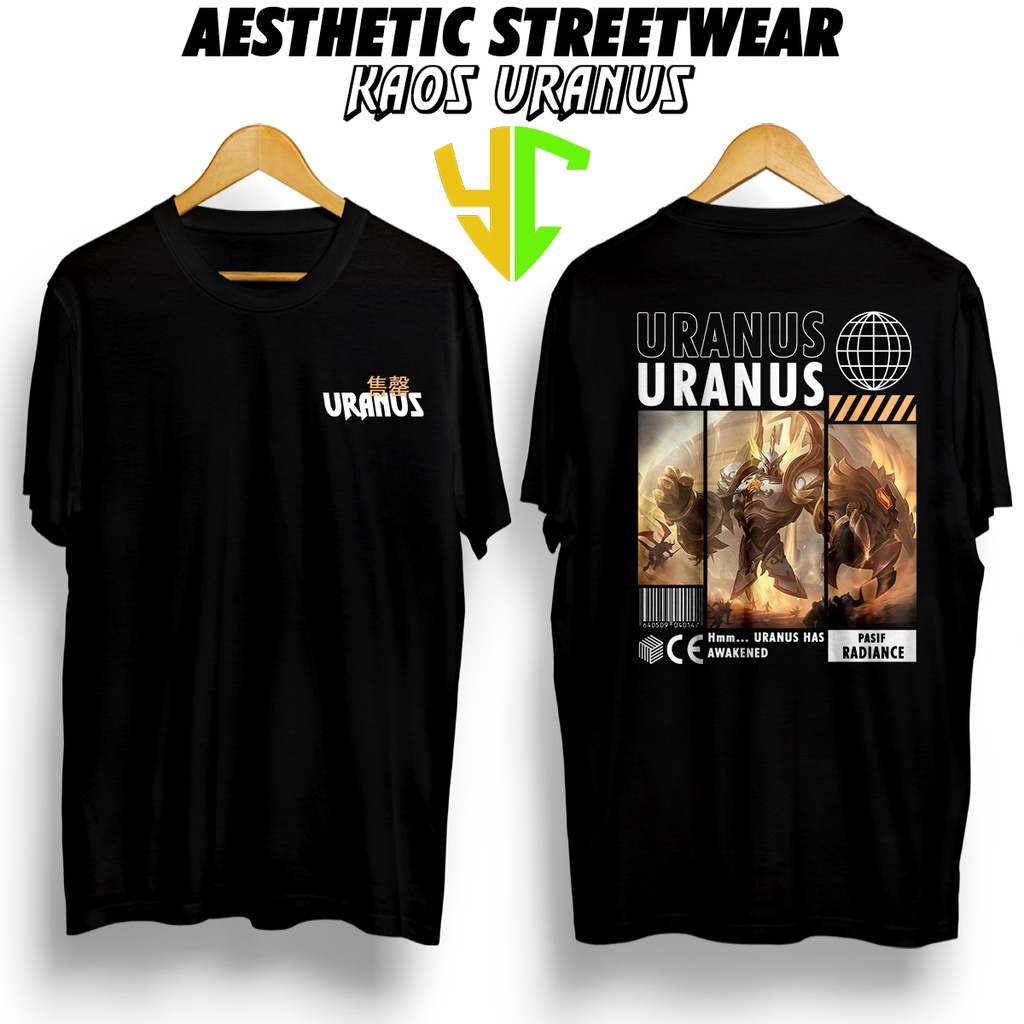 YC Kaos StreetWear Hero ML (URANUS EPIC) Bisa Request Hero, Kaos Pendek Pria Kaos Premium Kaso Stree