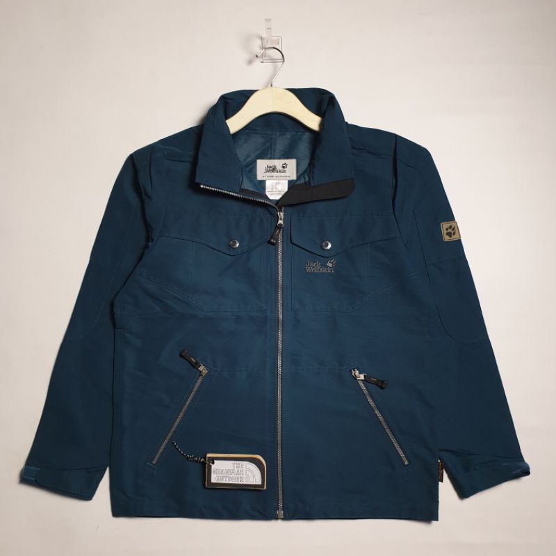 jaket jack wolfskin borasco navy original