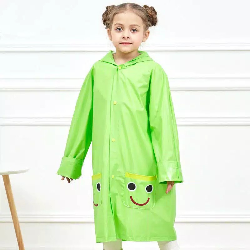 JAS HUJAN ANAK PEREMPUAN MANTEL HUJAN MOTOR ANAK COWOK RAINCOAT KIDS KOREA JAKET IMPORT A51