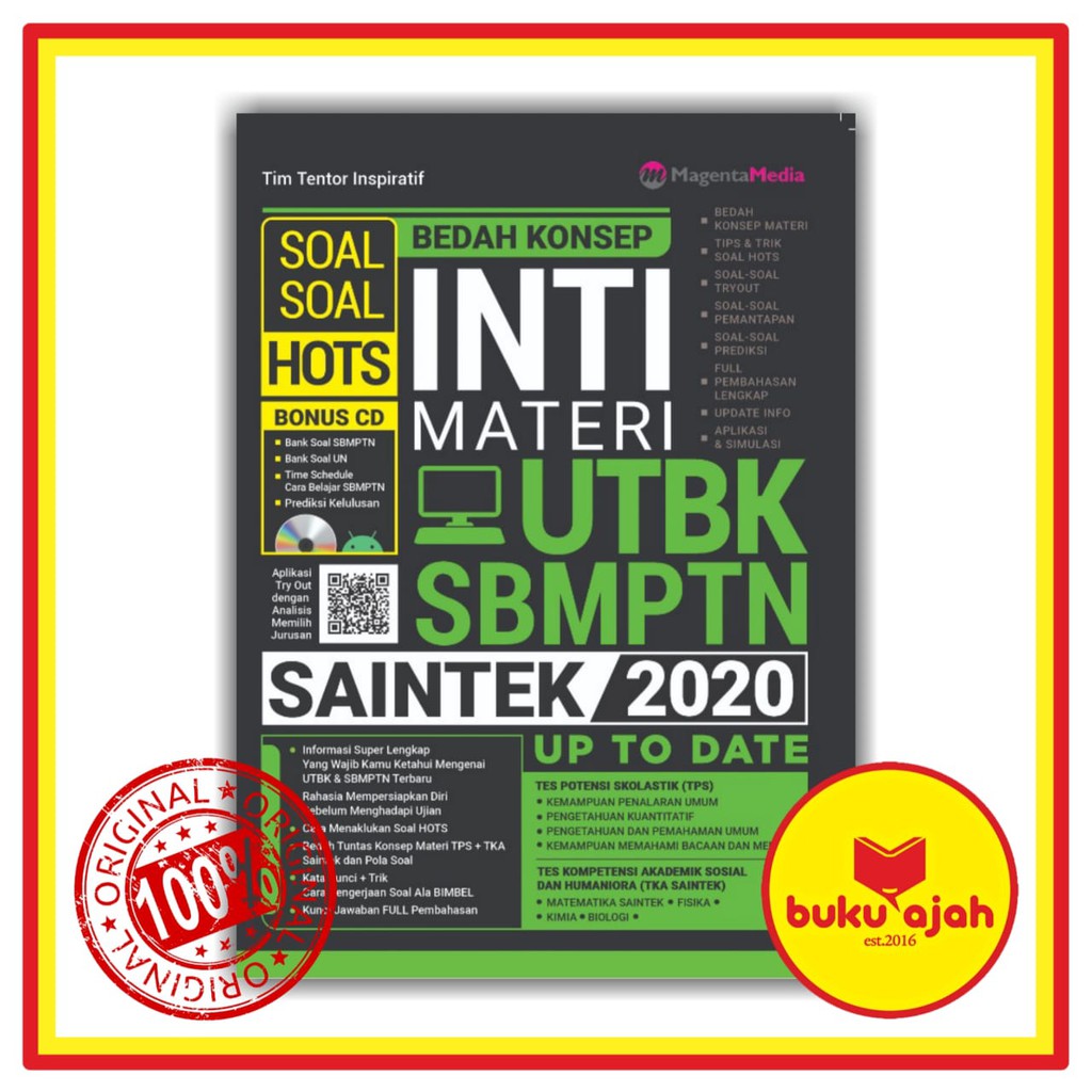 Buku Soal Bedah Konsep Inti Materi Utbk Sbmptn Saintek 2020 Terupdate Saintek 2020 Shopee Indonesia