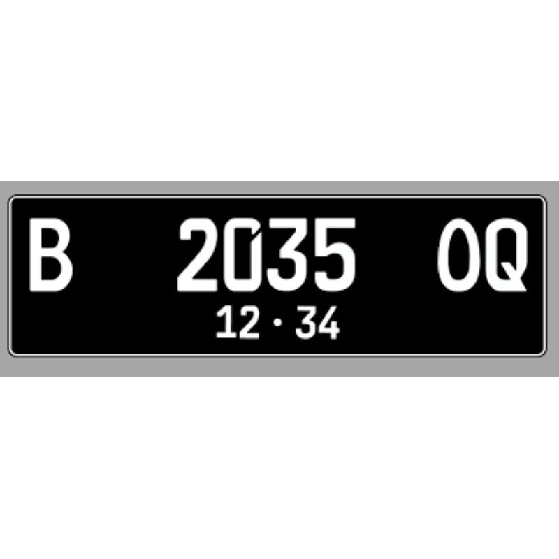 plat nomor variasi akrilik, bisa untuk motor dan mobil | super keren