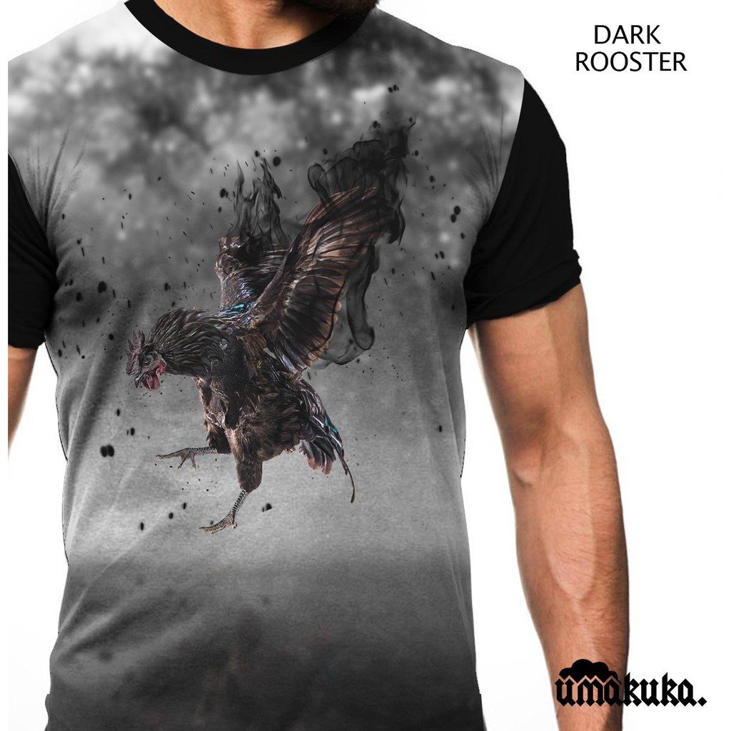 KAOS FULLPRINT AYAM JAGO KEREN TERLARIS / KAOS AYAM JAGO / KAOS FULLPRINT