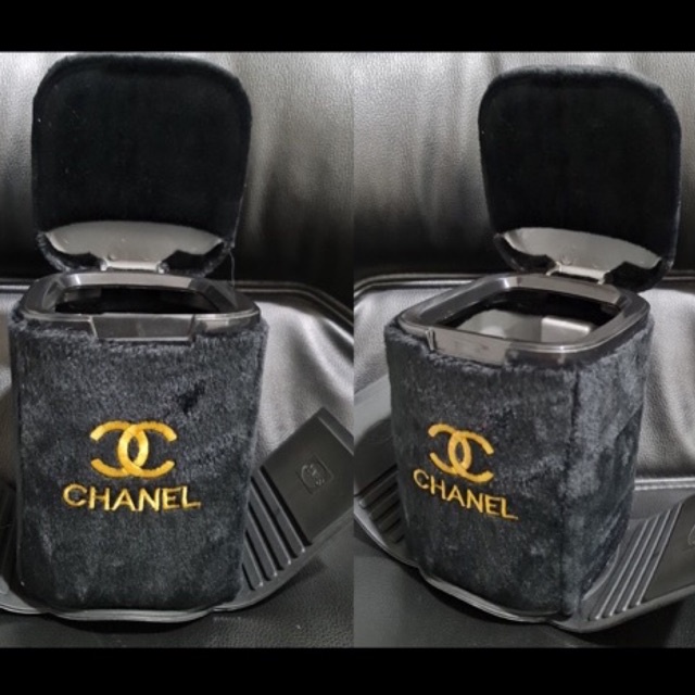 tong sampah mobil chanel tempat sampah mobil