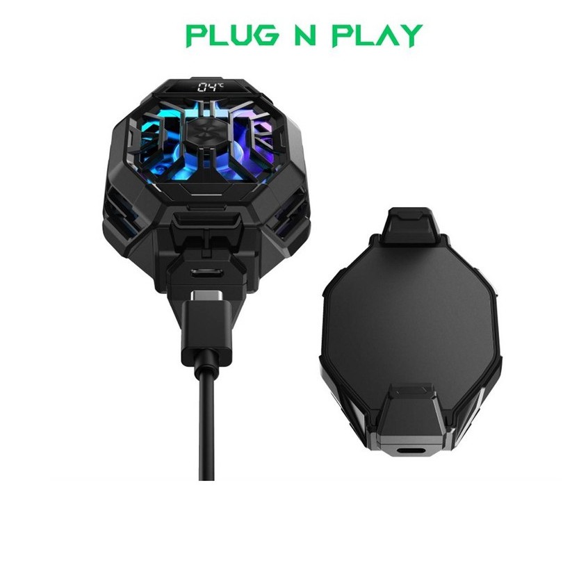 Black Shark Fun Cooler Pro 2 Gaming Cooling Fan Temperature Display - BR30 FUN 2 PRO Blackshark Funcooler