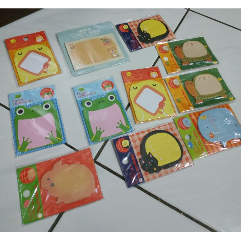 

post it note mini motif animal