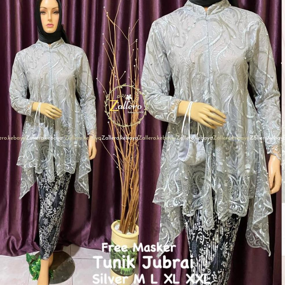✿ (REAL PICT) ZL-SET TUNIK JUBRAY - KEBAYA MODERN - KEBAYA TUNIK KEKINIAN - ATASAN TUNIK KEBAYA - KE