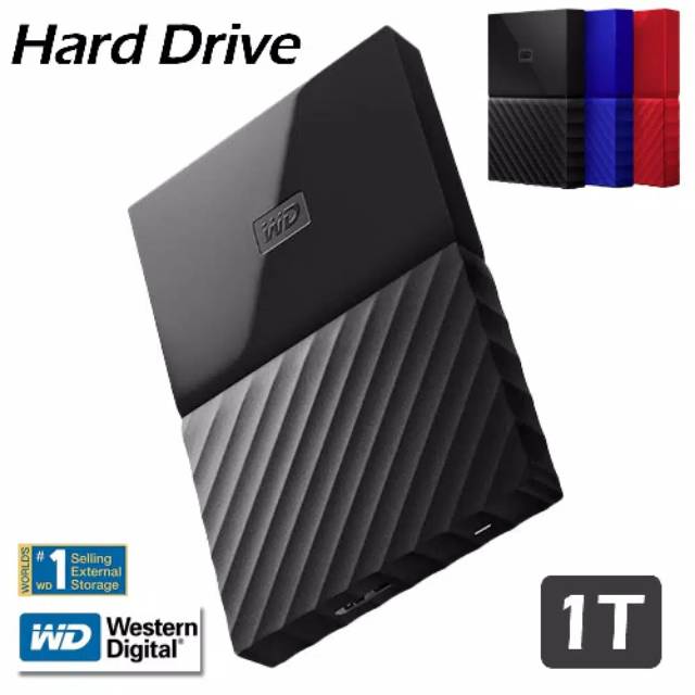 HARDDISK EKSTERNAL 1TB WESTERN DESERT MY PASSPORT HD EXTERNAL WD 1TB