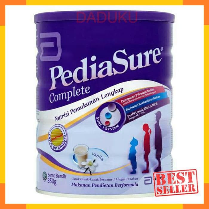 terlaris Susu Pediasure Complete Triplesure Vanila Madu 850g 850gr 850gram 850 murah