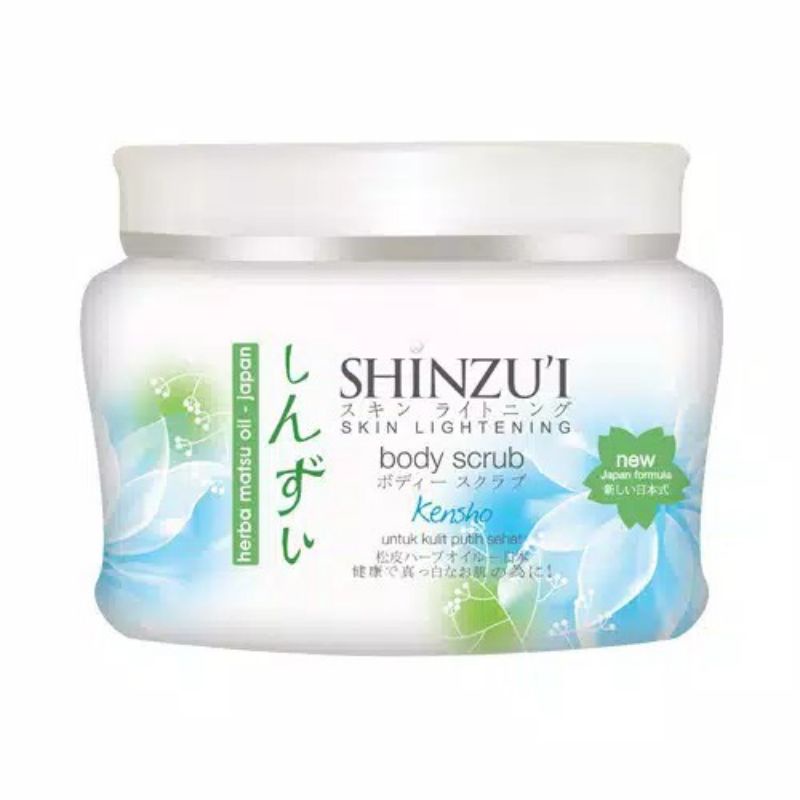 `ღ´ PHINKL `ღ´ SHINZUI Body Scrub lulur pemutih badan kekinian 110gr scrubbing menghaluskan kulit