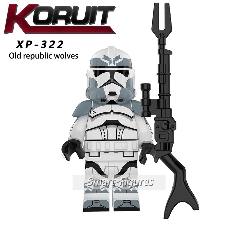 Kt1042 Mainan Action Figure Mini Karakter Star Wars Stormtrooper Coruscant Guard 322 Corps Rex