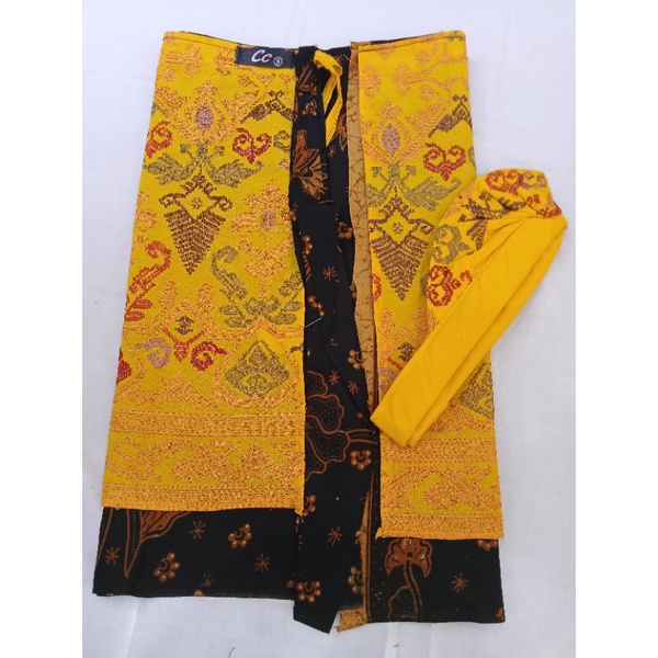 Set Kamen setengah jadi + Udeng untuk anak Laki laki umur 5-6tahun Khas Bali SK43