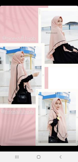 Ninestuff Hijab | Hijab Instan Nissa Wollycrepe